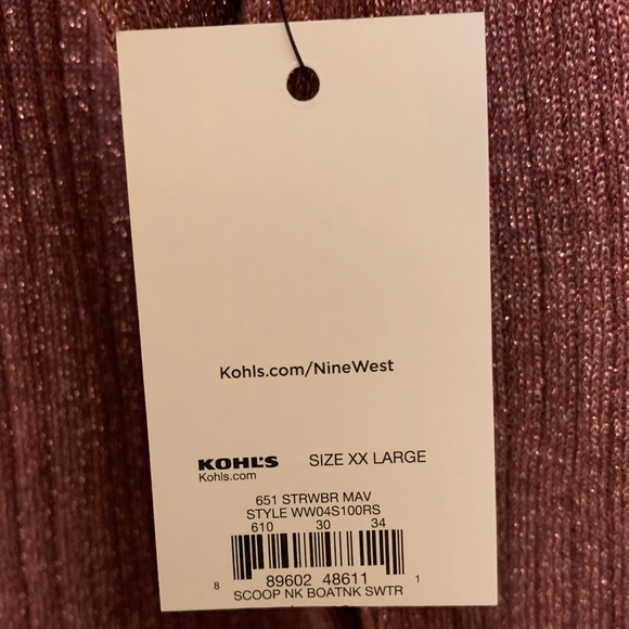 Nine West | Cozy Stretchy Crewneck Sweater | XXL - Picture 9 of 9